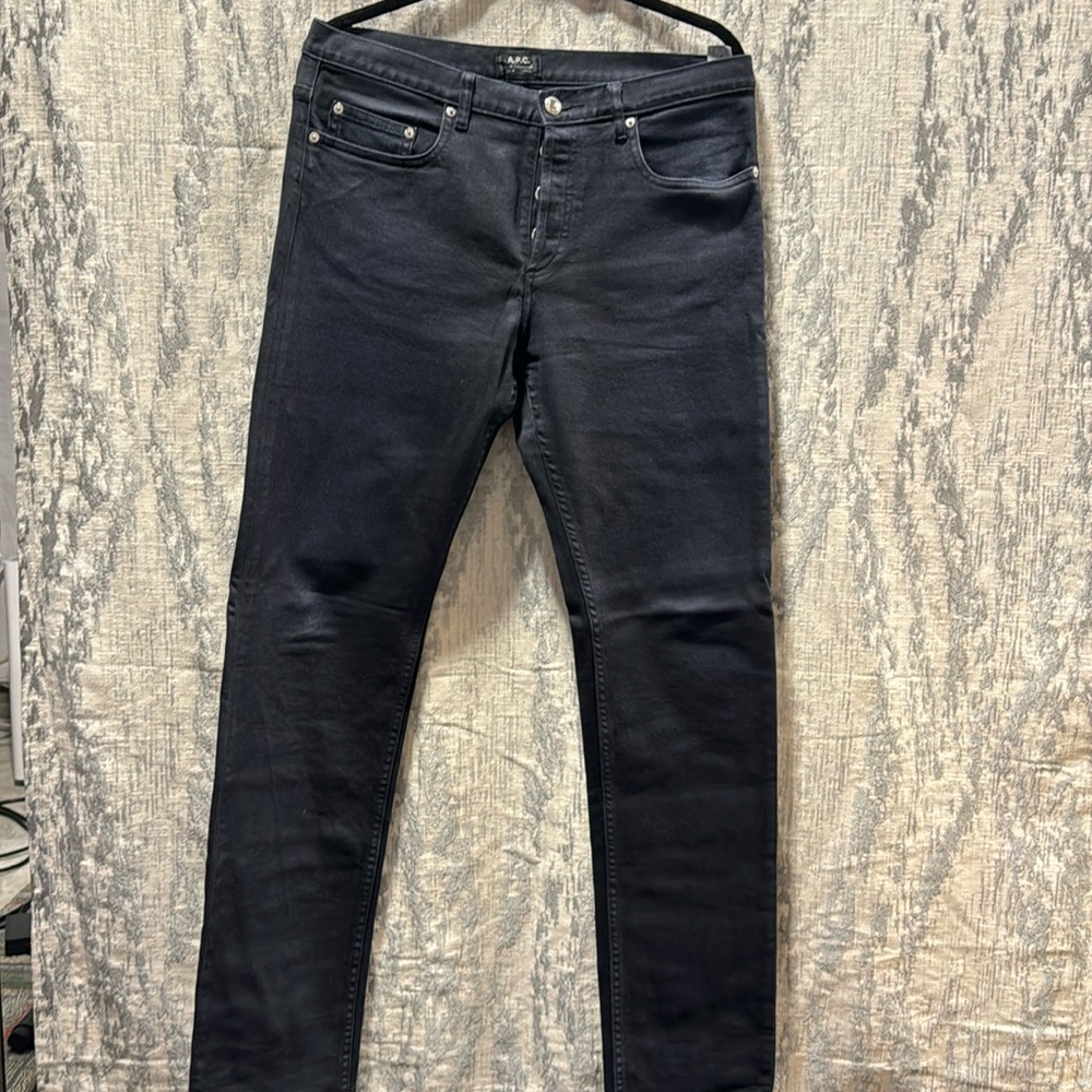 APC Black Denim Jeans Size 32